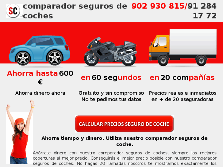 www.comparadorsegurosdecoches.es