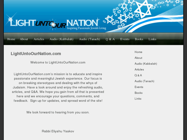 www.lightuntoournation.com