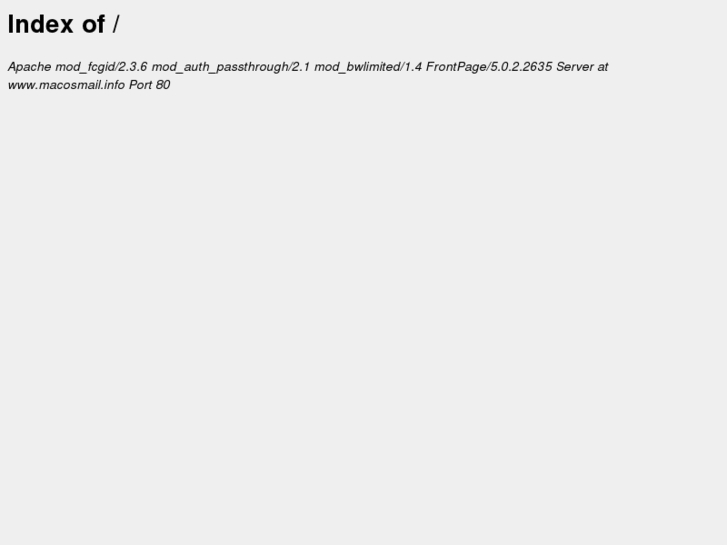 www.macosmail.info