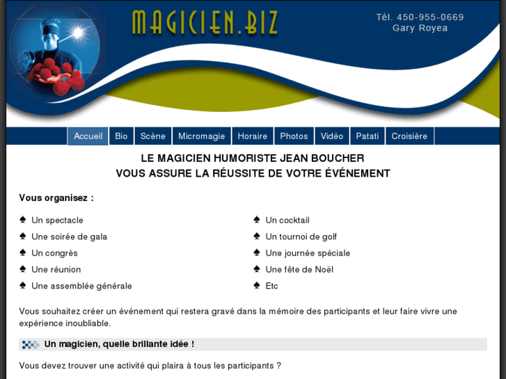 www.magicien.biz