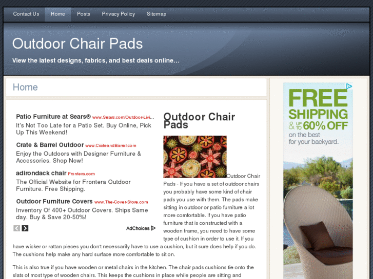 www.outdoorchairpads.net