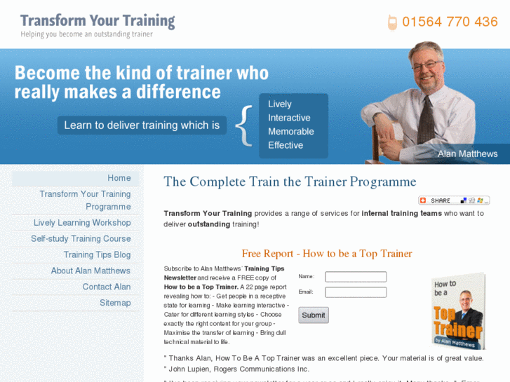 www.transformyourtraining.com