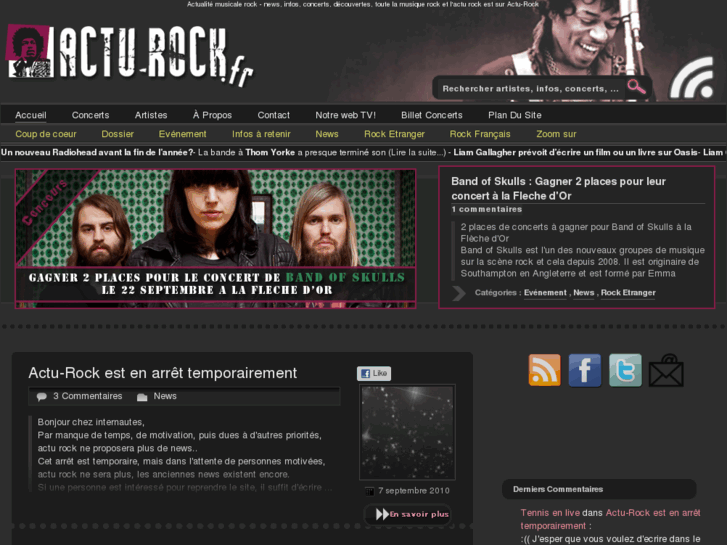 www.actu-rock.fr