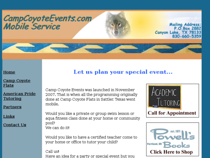 www.campcoyoteevents.com