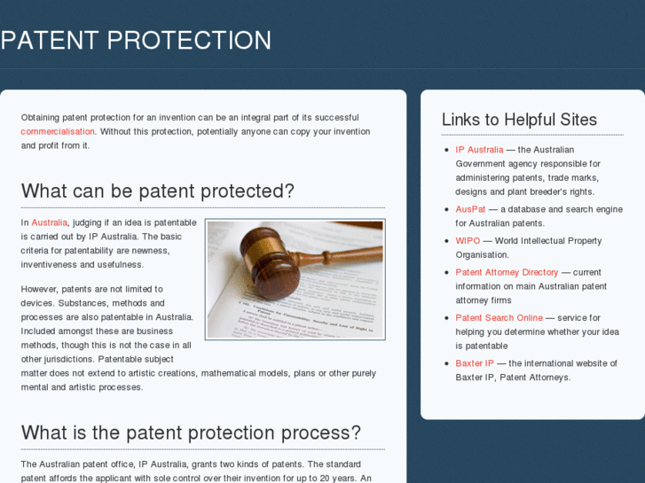 www.patentprotection.com.au