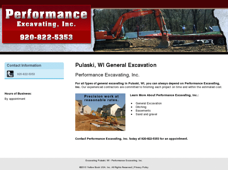 www.performanceexcavatinginc.com