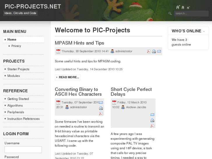 www.pic-projects.net