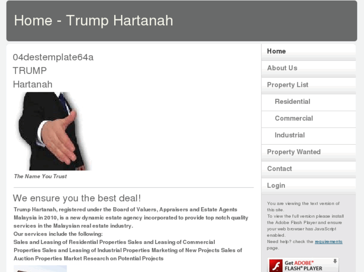 www.trumphartanah.com