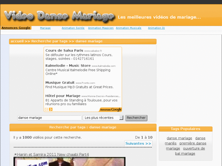 www.videodansemariage.com