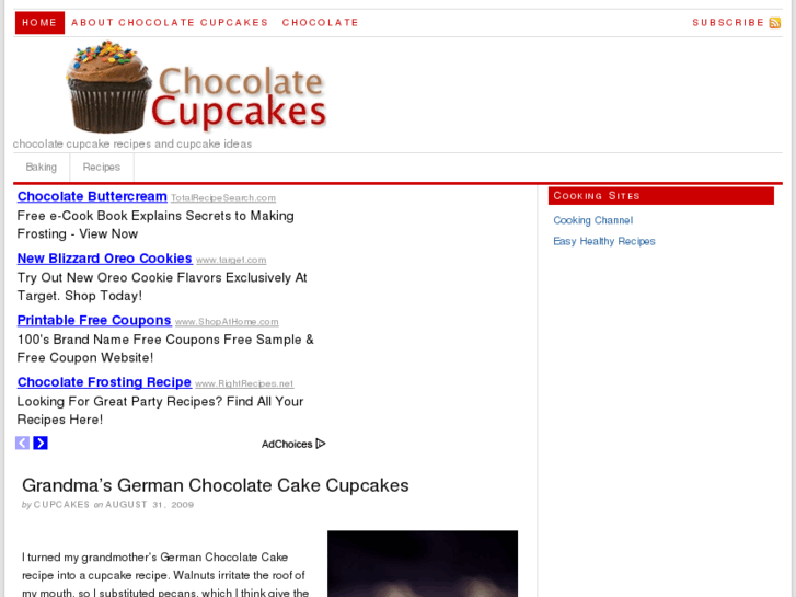 www.chocolatecupcakes.net