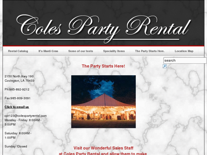 www.colespartyrental.com