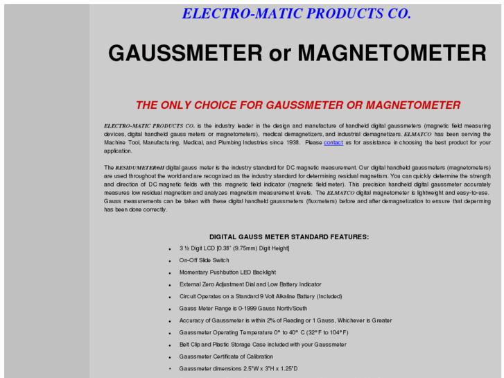 www.gaussmeters.biz