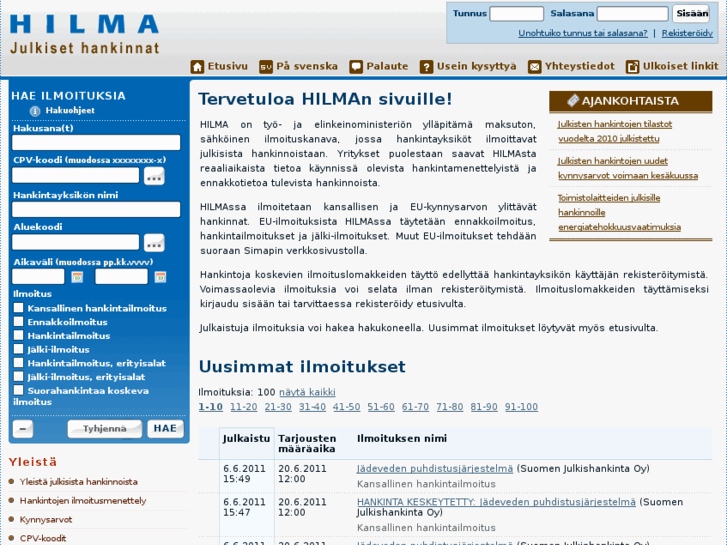 www.hankintailmoitukset.fi