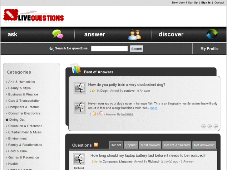 www.livequestions.net