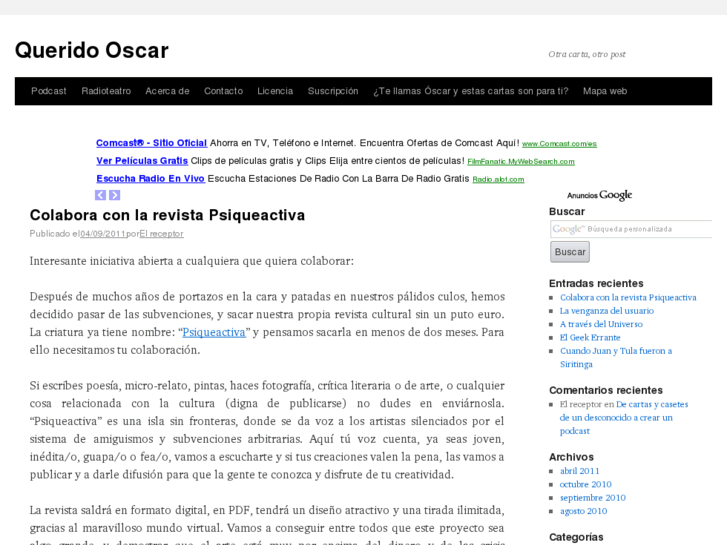 www.queridooscar.com