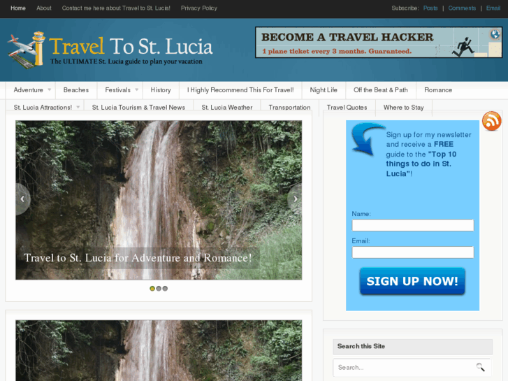 www.traveltostlucia.com