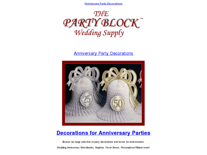www.anniversarypartydecorations.com