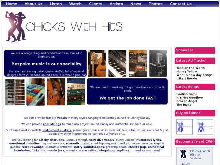 www.chickswithhits.co.uk