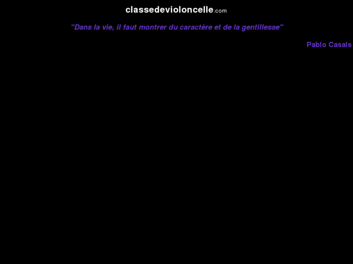 www.classedevioloncelle.com