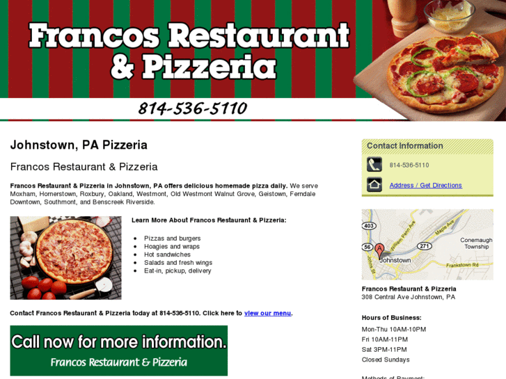 www.francosrestaurantandpizzeriapa.com