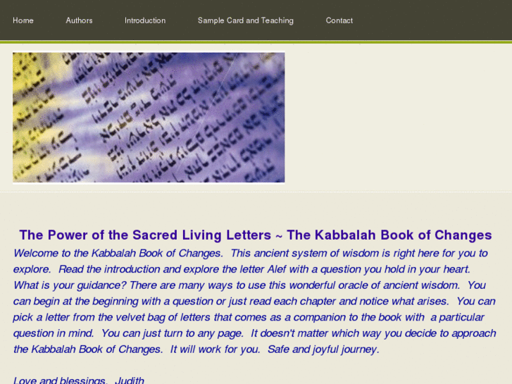 www.kabbalahbookofchanges.com