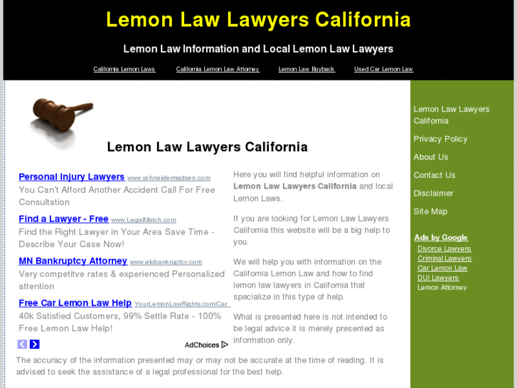 www.lemonlawlawyerscalifornia.net