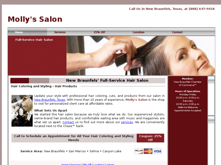 www.mollyssalon.com