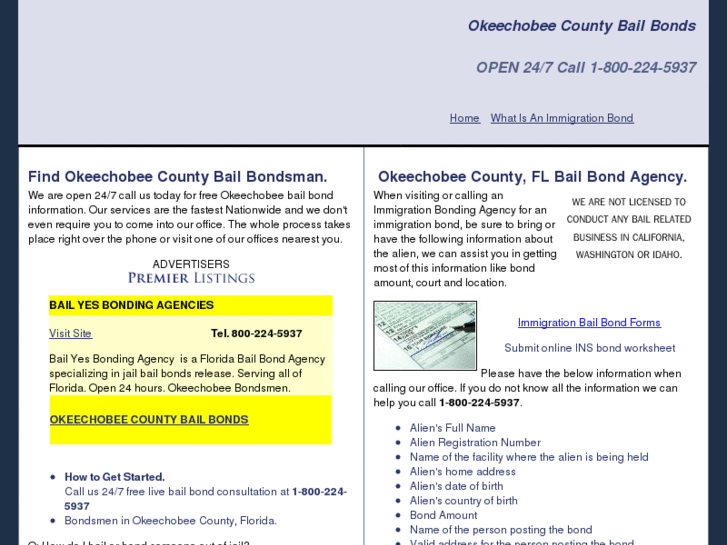 www.okeechobeecountybailbonds.com