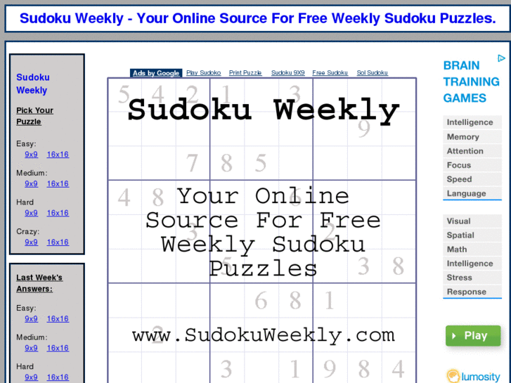 www.sudokuweekly.com