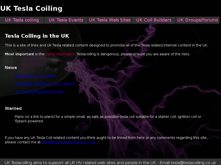 www.teslacoiling.co.uk