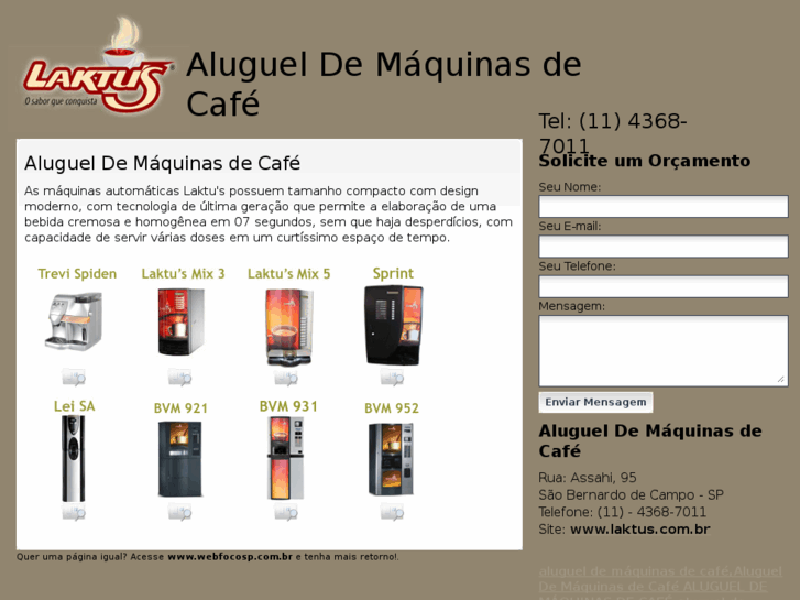 www.alugueldemaquinasdecafe.com