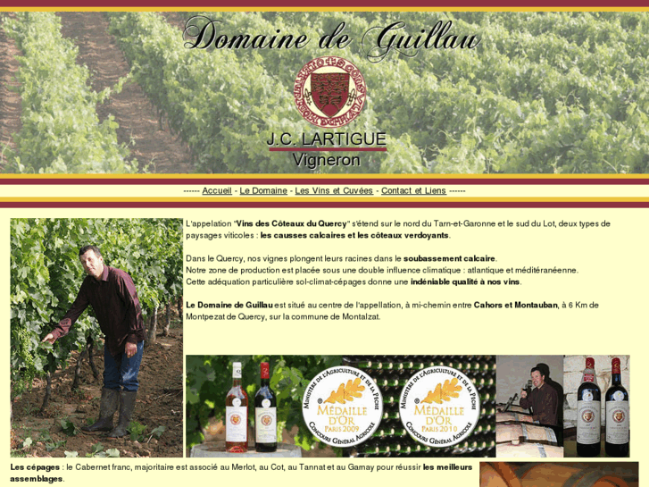 www.domainedeguillau.com