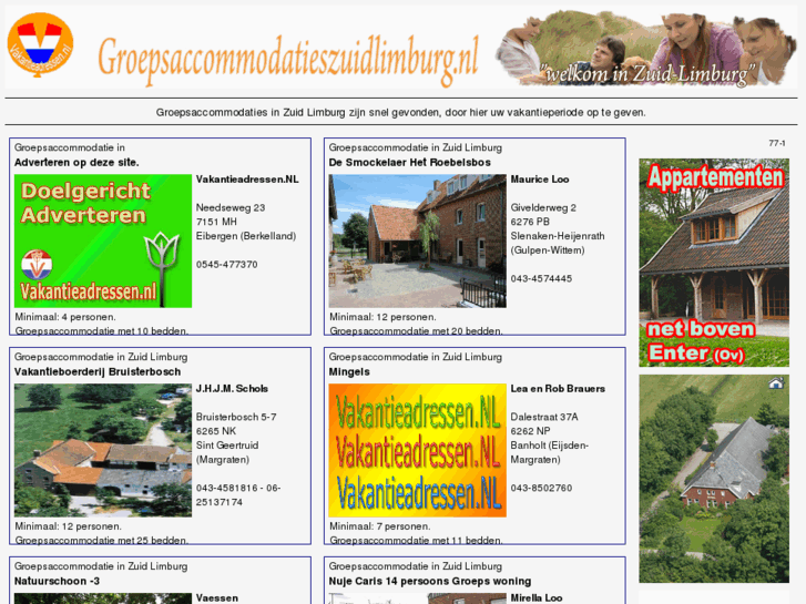 www.groepsaccommodatieszuidlimburg.nl