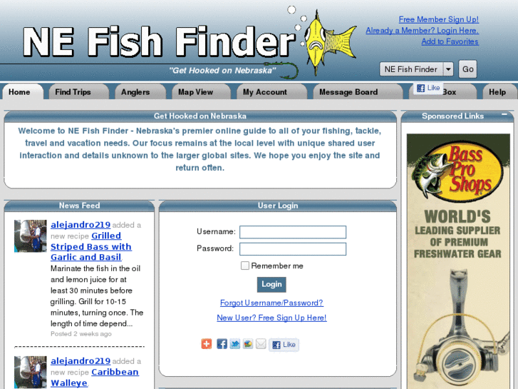 www.nefishfinder.com