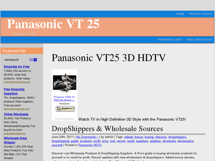 www.panasonicvt25.net