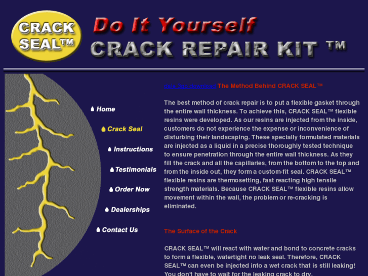 www.wetbasementcrackrepairkit.com