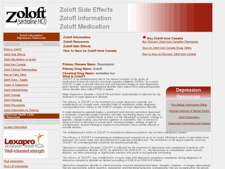 www.zoloftsideeffects.net