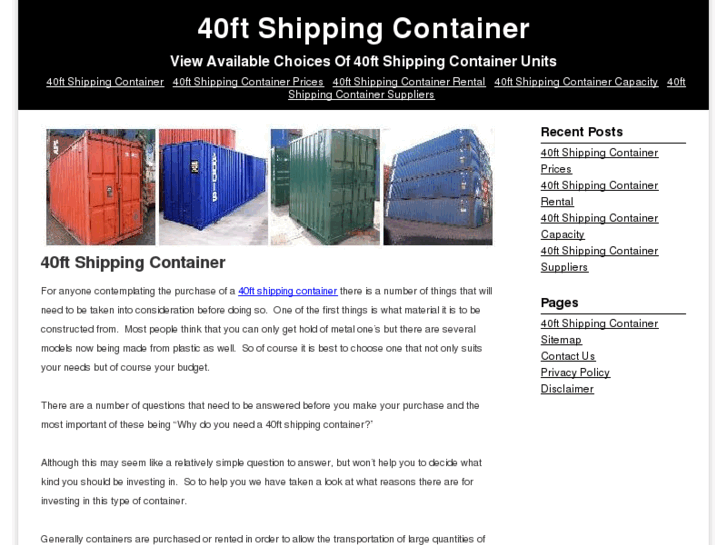 www.40ftshippingcontainer.com