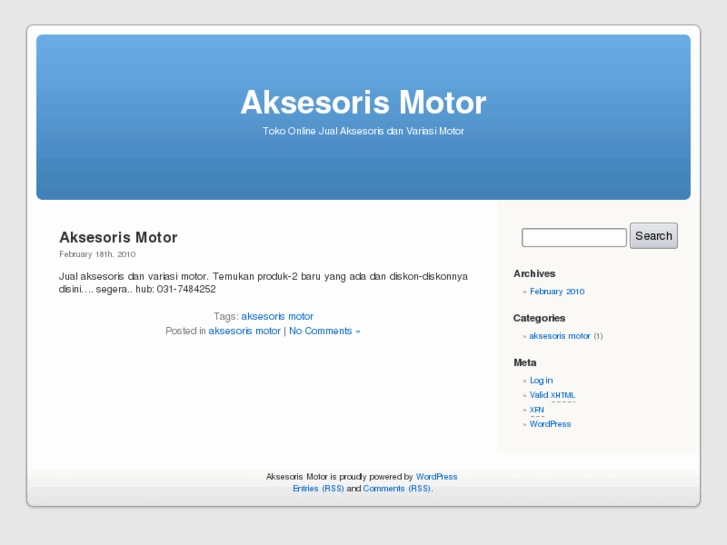 www.aksesorismotor.net