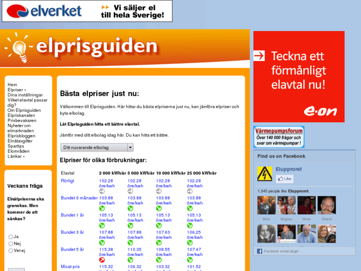 www.elprisguiden.se