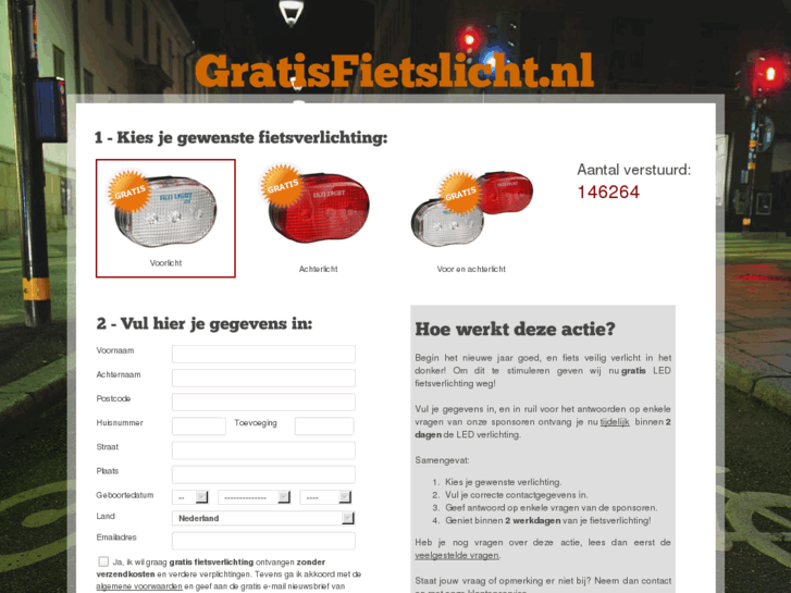 www.gratisfietslicht.nl