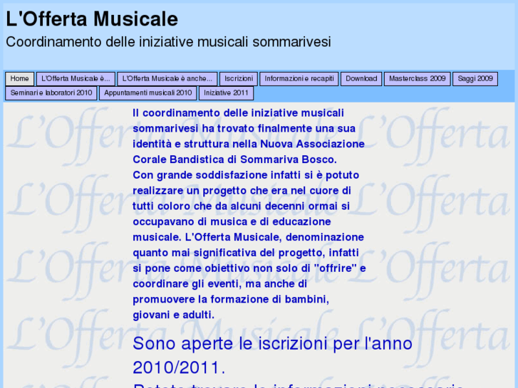 www.offertamusicale.net