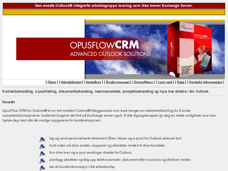 www.opusflowcrm.no