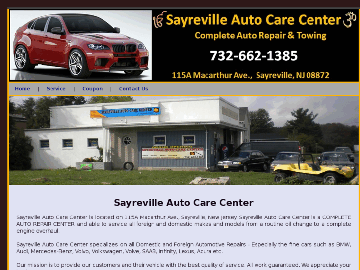 www.sayrevilleautocarecenter.com