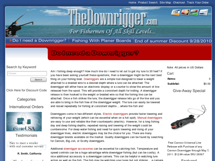 www.thedownrigger.com