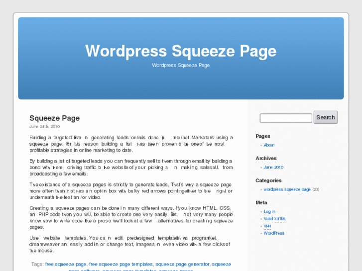 www.wordpresssqueezepage.net