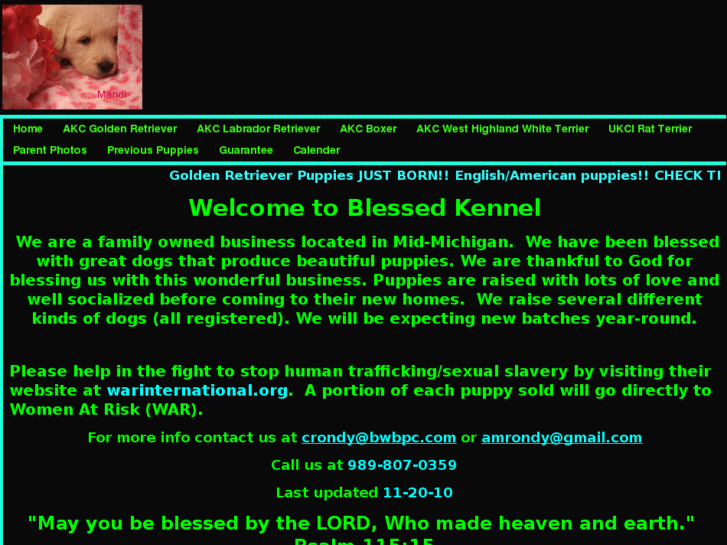 www.blessedkennel.com