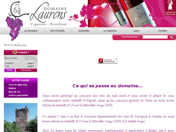 www.domaine-laurens.com