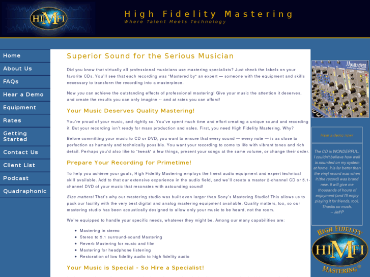 www.hifidelitymastering.com