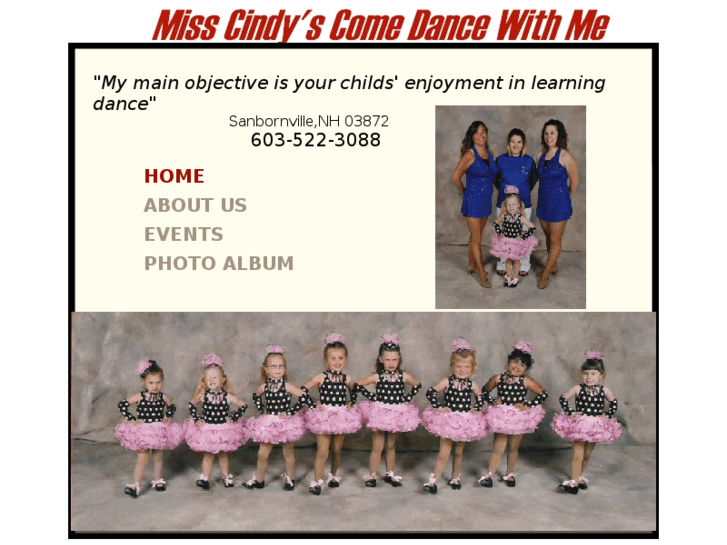 www.misscindyscomedanceme.com